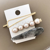 Wholesale Vintage Pearl & Marble Hair Clips [Barrettes]